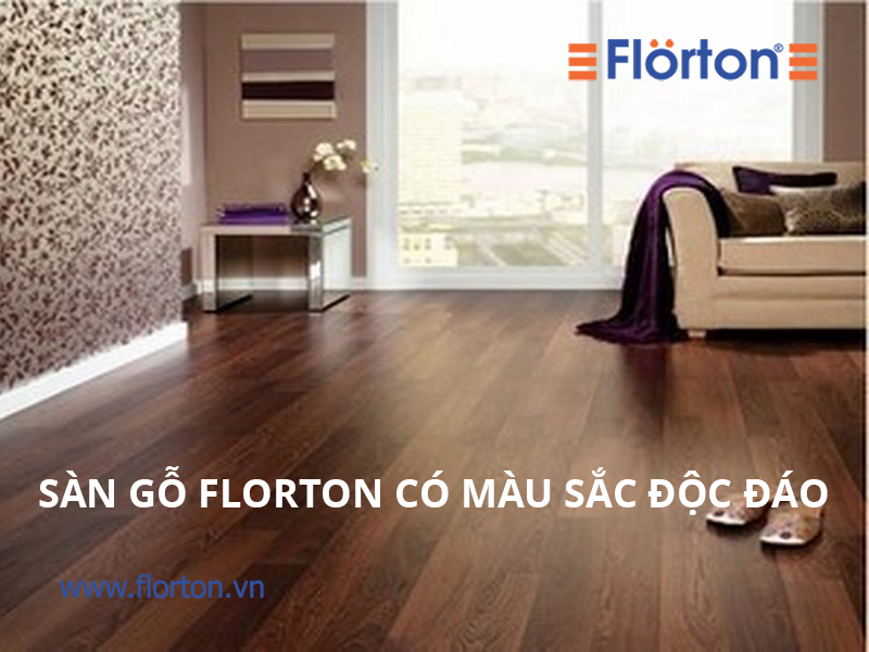 Sàn gỗ Florton được khách hàng yêu thích bởi màu sắc đa dạng, độc đáo