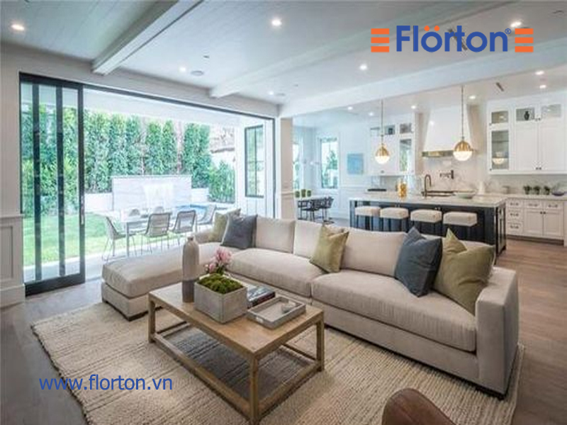 Sàn gỗ công nghiệp Florton nhận được nhiều sự quan tâm và lựa chọn của khách hàng làm nội thất