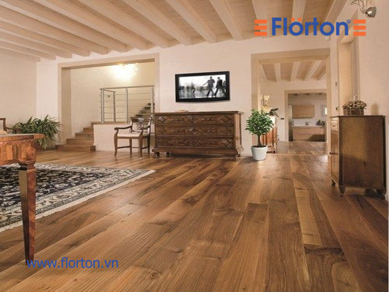 Sàn gỗ Florton có khả năng chịu nước tốt